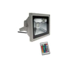 Bailey - Downlight/spot/schijnwerper led floodl grey 50w rgb