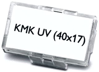 Phoenix Contact - Tekstplaathouder tekst h kmk uv (40x17)