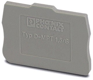 Phoenix Contact - Eindplaat rijgklem Eindrygkl D-Mpt 1,5/S