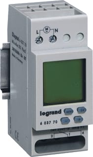 Legrand - Rex3 Digitale schakelklok vr paneelbouw Microrex D21 Plus2 1 Kana