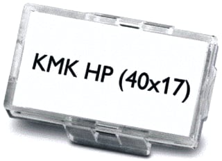 Phoenix Contact - Tekstplaathouder Tekst H Kmk Hp (40X17)