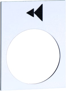 Schneider Electric - Harmony XAC Tekstschild vr drukknop/signaallamp Etiket