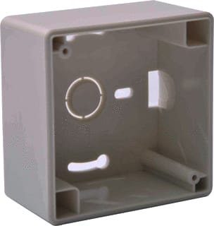 Zehnder - Opbouwbak inbouwschakelmateriaal 659000250