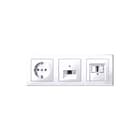 Schneider Electric Merten - M-Smart Afdekraam schakelmateriaal semt afdekr 3-v pwit m-sm