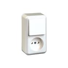 Schneider Electric Merten - Contura Combinatie schakelaar/wcd opb comb wcd/wssl z.aard pw