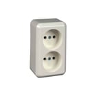 Schneider Electric Merten - Contura Wandcontactdoos (WCD schakelmat.) Wcd 2V Opb Wt