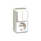 Schneider Electric Merten - Contura Combinatie schakelaar/wcd Opb Combi Wcd/Serie Ra Pw