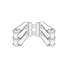 COMMSCOPE NETCONNECT - Kabel/draadgeleider kast/lessenaar Kabgelbeug 1671495-2