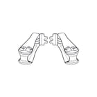 COMMSCOPE NETCONNECT - Kabel/draadgeleider kast/lessenaar Kabgelbeug 1671495-1