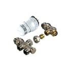 Comap - SENSO Rad.aansl.combi. m kraan+onderblok Set Hv+Bocht 915E