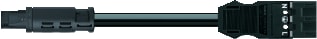 Wago - Patchkabel inst.bare gebouwinstall. Kab Fem Male Midi3M 3X2,5