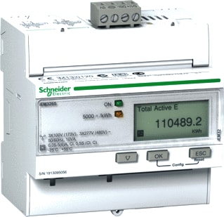 Schneider Electric - Acti 9 IEM3000 Elektriciteitsmeter Elekmeter A9Mem3265
