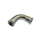 VSH - XPRESS RVS GAS R2708G Fitting met 2 aansluitingen Xpres Rvs Gas Bocht90 Ff28