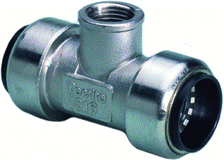 VSH - Tectite 316 TS30 Fitting met 3 aansluitingen 4755511