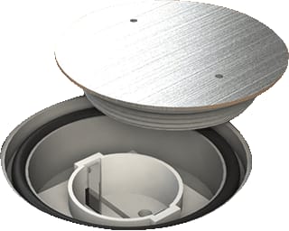 OCS - 7701 IP67 1xWCD Vloercontactdoos 7701 I 1X230V Ip67