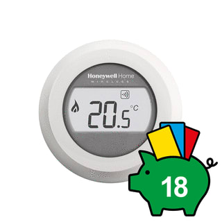 Honeywell Home - Round Wireless Ruimtethermostaat Draadloos T87Rf2025