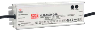 Mean Well - HLG LED driver Psu Ip65 24V/6.3A Wide