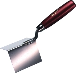 Melkmeisje - Troffel Hoektrof 80X60X60Mm Rvs 9