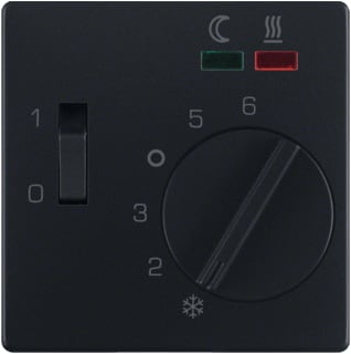 Hager Berker - Q.1/Q.3/Q.7 Bed.element / centr.pl. schakelmat. centstuk 16726086