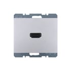 Hager Berker - K.1/K.5 Inzetplaat schakelmateriaal hd cd 90 aansl k1/k5 alu