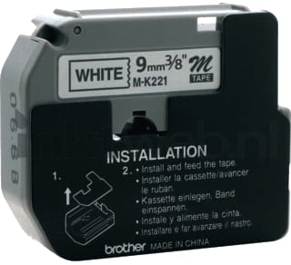 Brother - Labeltape P-Tch M Tapecass Mk-221Bz