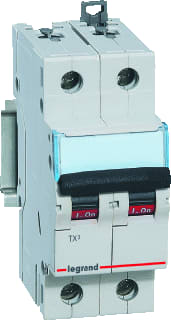 Legrand - LEXIC TX3 Installatieautomaat Lgr Mcb 2P D20A 6000 A