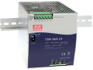 Mean Well - Gelijkstroomvoedingseenheid Psu Din Rail 24V/40A Inp