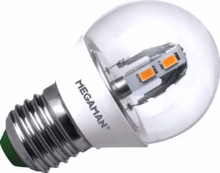 Megaman - PingPong LED-lamp p45 3,5/25w e27 2400k dim
