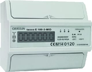 Grasslin - Taxxo Elektriciteitsmeter E 100-3-Mid
