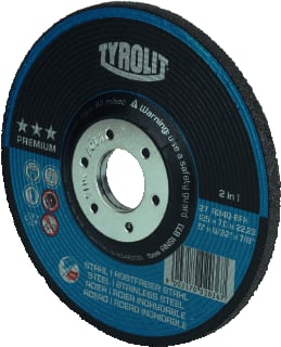 Tyrolit - PREMIUM 2in1 Slijpschijf Afbrschyf A24Q-Bfx 125X7
