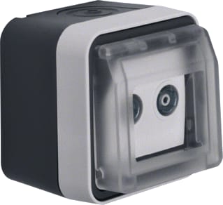 Hager Berker - W.1 Antennecontactdoos 12033512