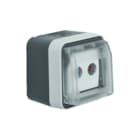 Hager Berker - W.1 Antennecontactdoos Antenn Ds Grijs W1