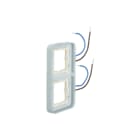 Hager Berker - W.1 Afdekraam schakelmateriaal Afdkrm R 2V Blw Vert W1