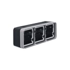 Hager Berker - W.1 Opbouwbak inbouwschakelmateriaal Opb Bak 3Vdg Hor. Gr.W1