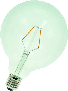 Bailey - LED-lamp Led Fil G125 E27 2W 2700K