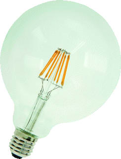 Bailey - LED-lamp Led Fil Globe G125 E27 6W