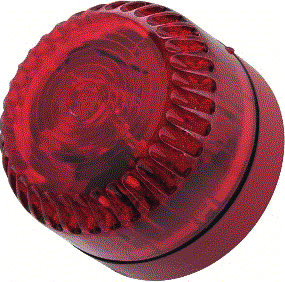 Eaton (Cooper Safety) - Solex Flitslicht Rood Lage Basis 10Cd