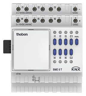 Theben - Binaire ingang bussysteem Binaire Ingang Bme6T Knx