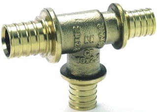 REHAU - RAUPEX Fitting met 3 aansluitingen 11691621001