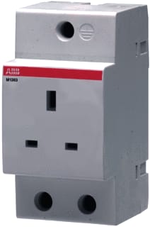 ABB - System pro M compact Wandcontactdoos modulair Wcd Mod M1363 Brit Standrd