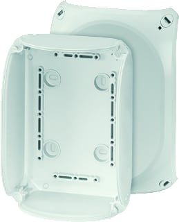 Hensel - ENYCASE KF Opbouwdoos wand/plafond Kabelds Leeg Gladde W.Ip66