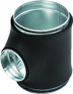 AIR Spiralo® - KEN-LOK® Geïsoleerd T en Y-stuk rond luchtkanaal Geis.T-Stuk90 200-160Rtdi