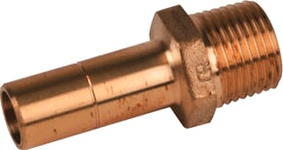 Wavin - Hep2O Fitting met 2 aansluitingen Aansl.Stuk 15X1/2Bu