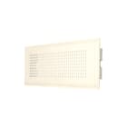 Ubbink - Air Excellent AE35/AE48/AE55 Vloerluchtrooster rechthoekig front Ae Vloerrooster Wit