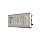 Ubbink - Air Excellent AE35/AE48/AE55 Vloerluchtrooster rechthoekig front Ae Vloerrooster Rvs