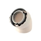 Ubbink - Rolux Concentr. RGA/LTV hulpstuk 2 aansl. 80/125 bocht 45 pptl/ks