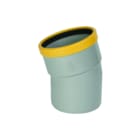 Wavin - Wafix SN8 Fitting met 2 aansluitingen Wafx Bocht 15Gr 200M/S