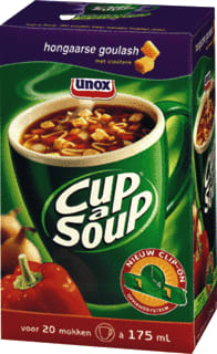 Unox - drank/levensmiddelen CUP A SOUP HONG.GOUL PK21