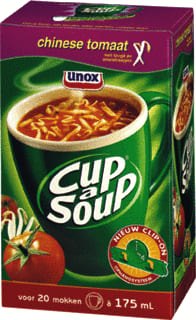 Unox - drank/levensmiddelen CUP A SOUP CH.TOMAAT PK21
