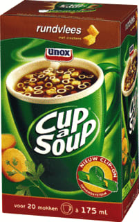 Unox - drank/levensmiddelen CUP A SOUP RUNDVL.CR PK21